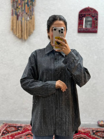 شومیز نگین دار زنانه کد 418030