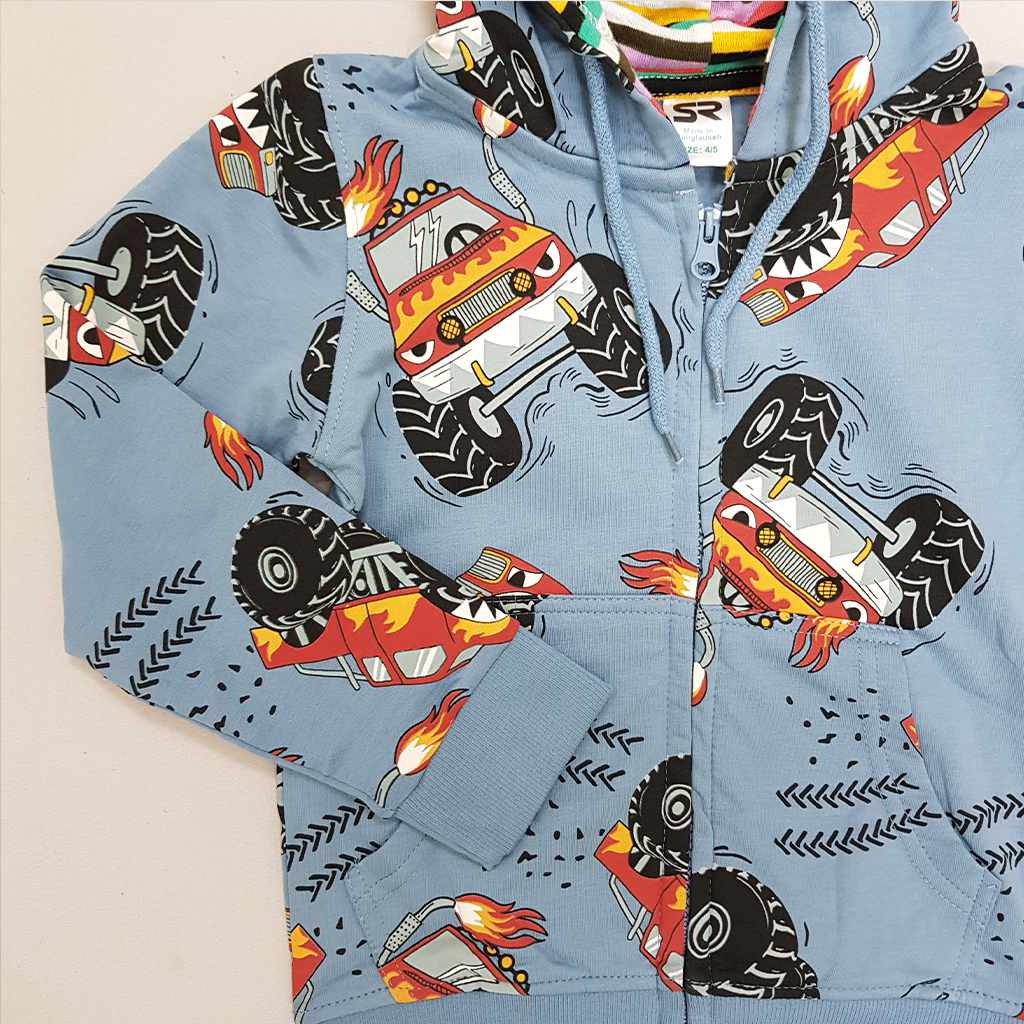 ست سویشرت شلوار پسرانه 28703 سایز 4 تا 15 سال مارک SR