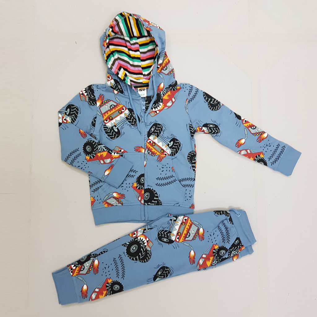 ست سویشرت شلوار پسرانه 28703 سایز 4 تا 15 سال مارک SR