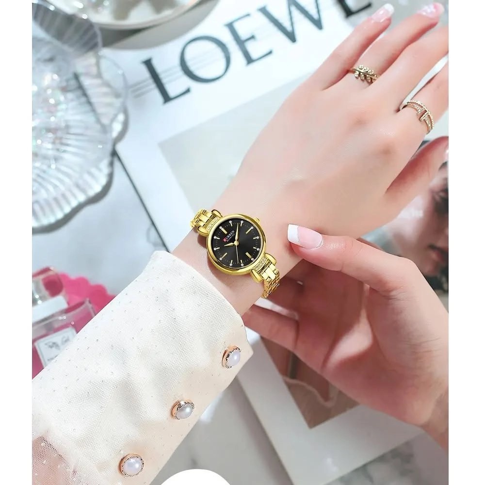 ساعت مچی زنانه برند CURREN 9098 کد 2357
