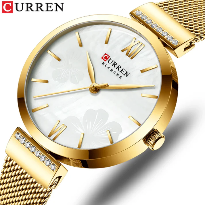 ساعت مچی زنانه برند CURREN 9067 کد 2364