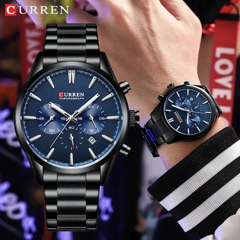 ساعت مچی مردانه برند 8446 CURREN  کد 2193