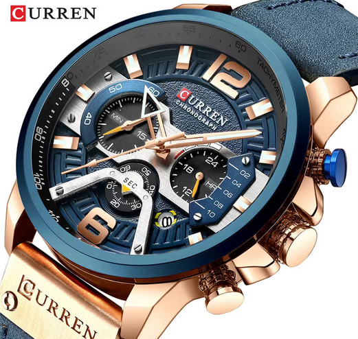 ساعت مچی مردانه برند CURREN 8329 کد 2281