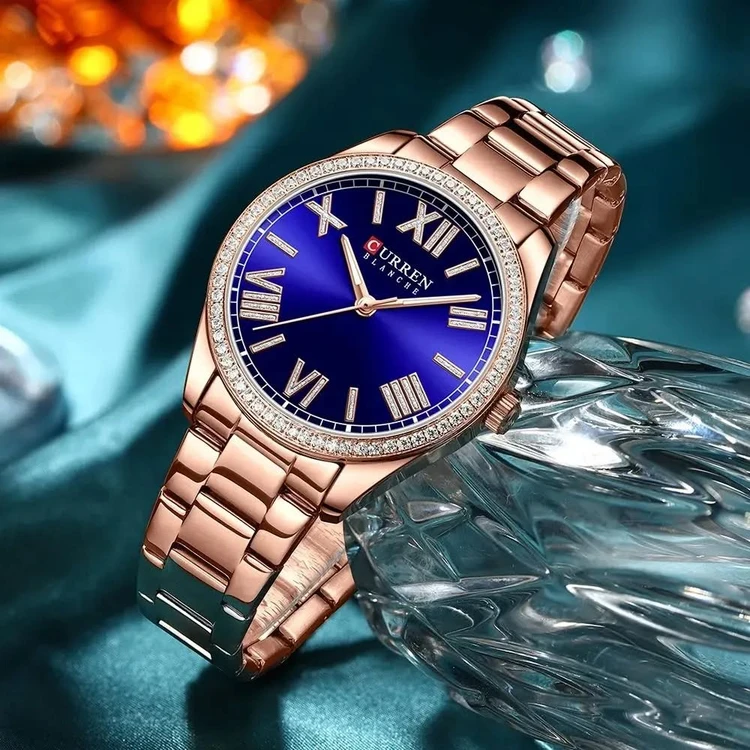 ساعت مچی زنانه برند 9088 CURREN  کد 2202