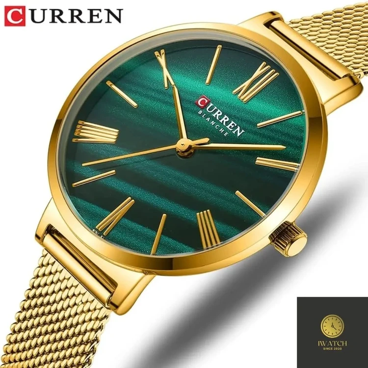 ساعت مچی زنانه برند CURREN 9076  کد 2209