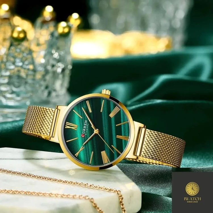 ساعت مچی زنانه برند CURREN 9076  کد 2209