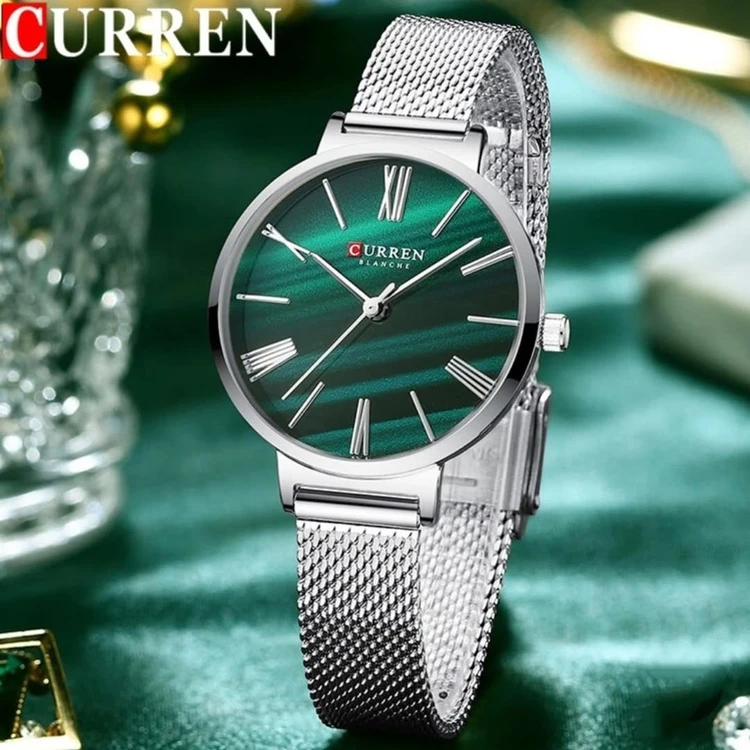 ساعت مچی زنانه برند CURREN 9076  کد 2209