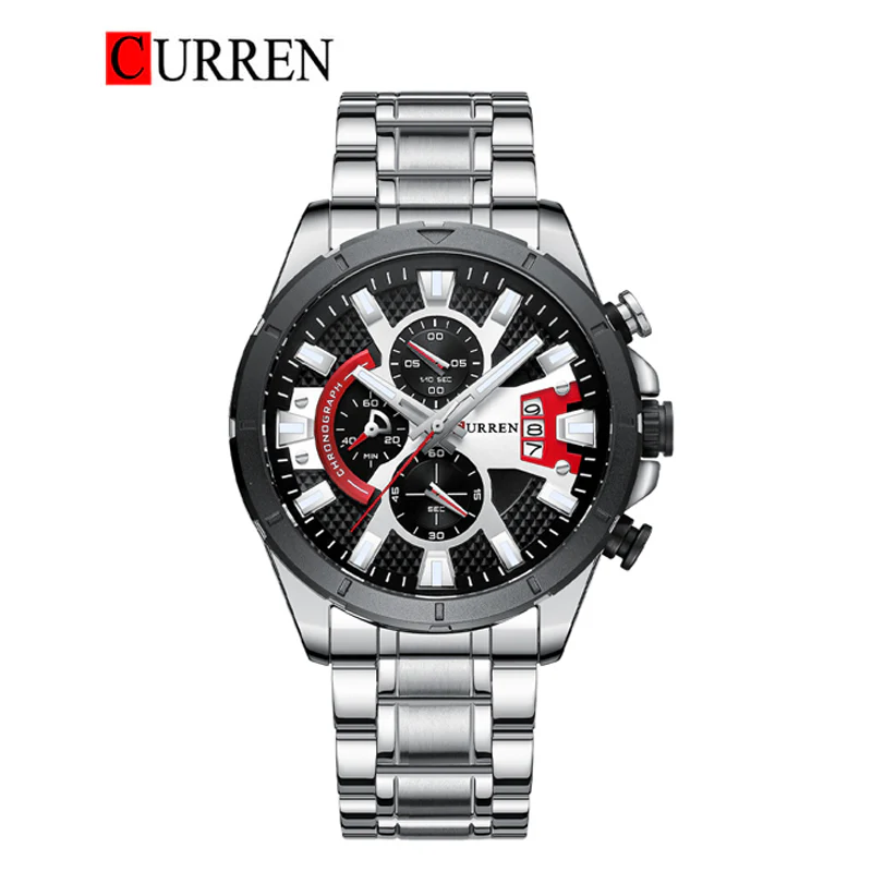 ساعت مچی کرونوگراف مردانه برند 8401 CURREN  کد 2211