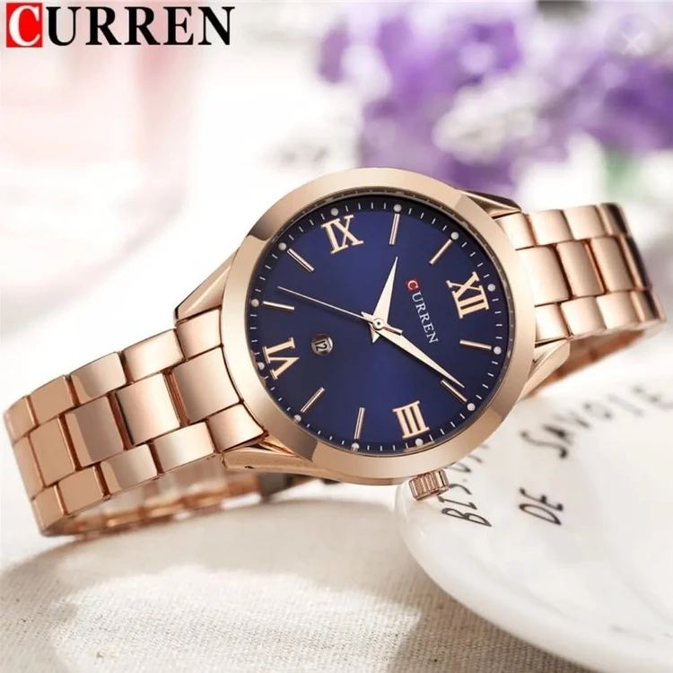 ساعت مچی زنانه برند CURREN 9007  کد 2212