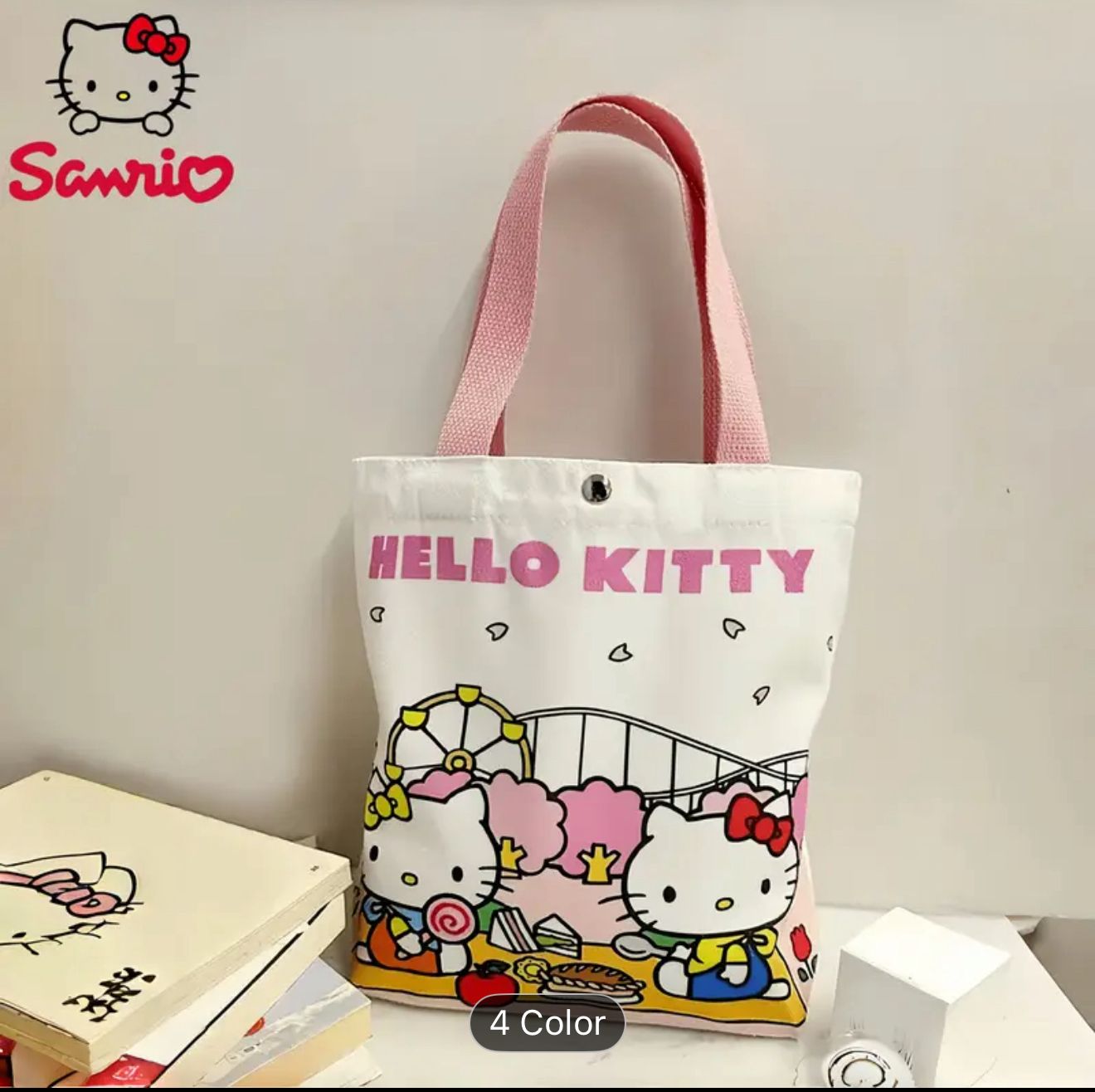 کیف پارچه ای زنانه هلو کیتی برند سانریو (Sanrio) کد 2293