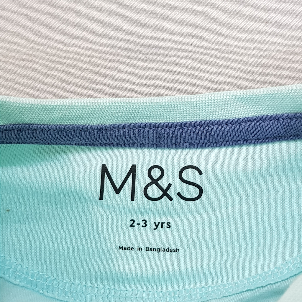 بلوز پسرانه 28745 سایز 2 تا 8 سال کد 1 مارک M&S