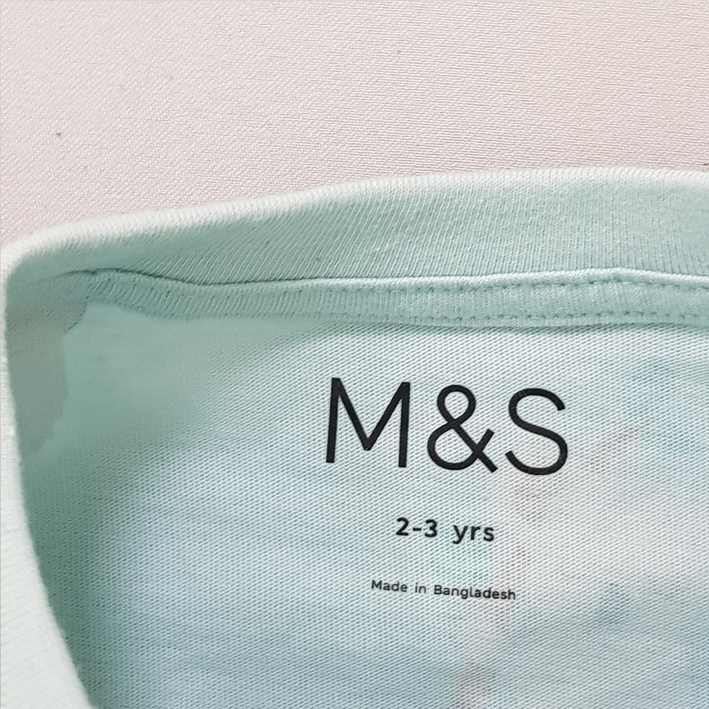 بلوز دخترانه 28752 سایز 1 تا 8 سال کد 1 مارک M&S