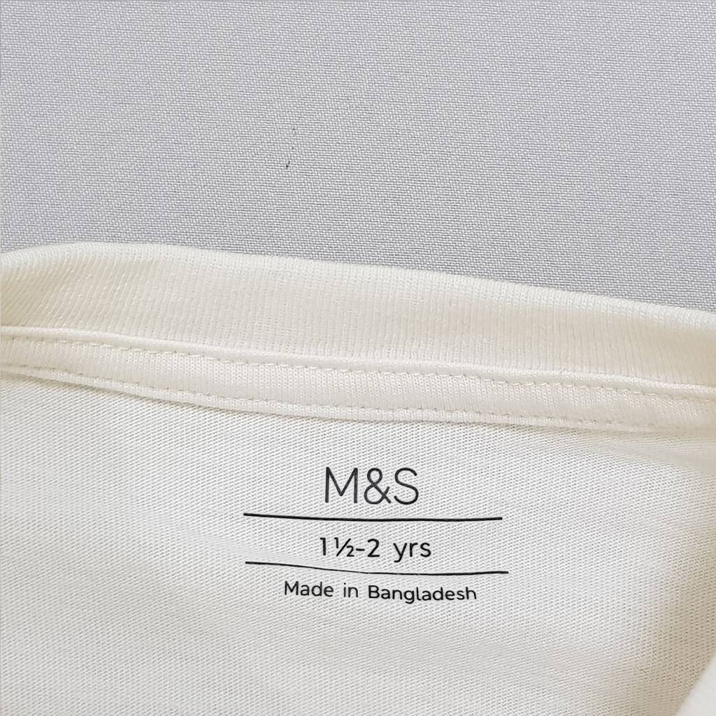 بلوز پسرانه 28748 سایز 1.5 تا 8 سال کد 1 مارک M&S   *
