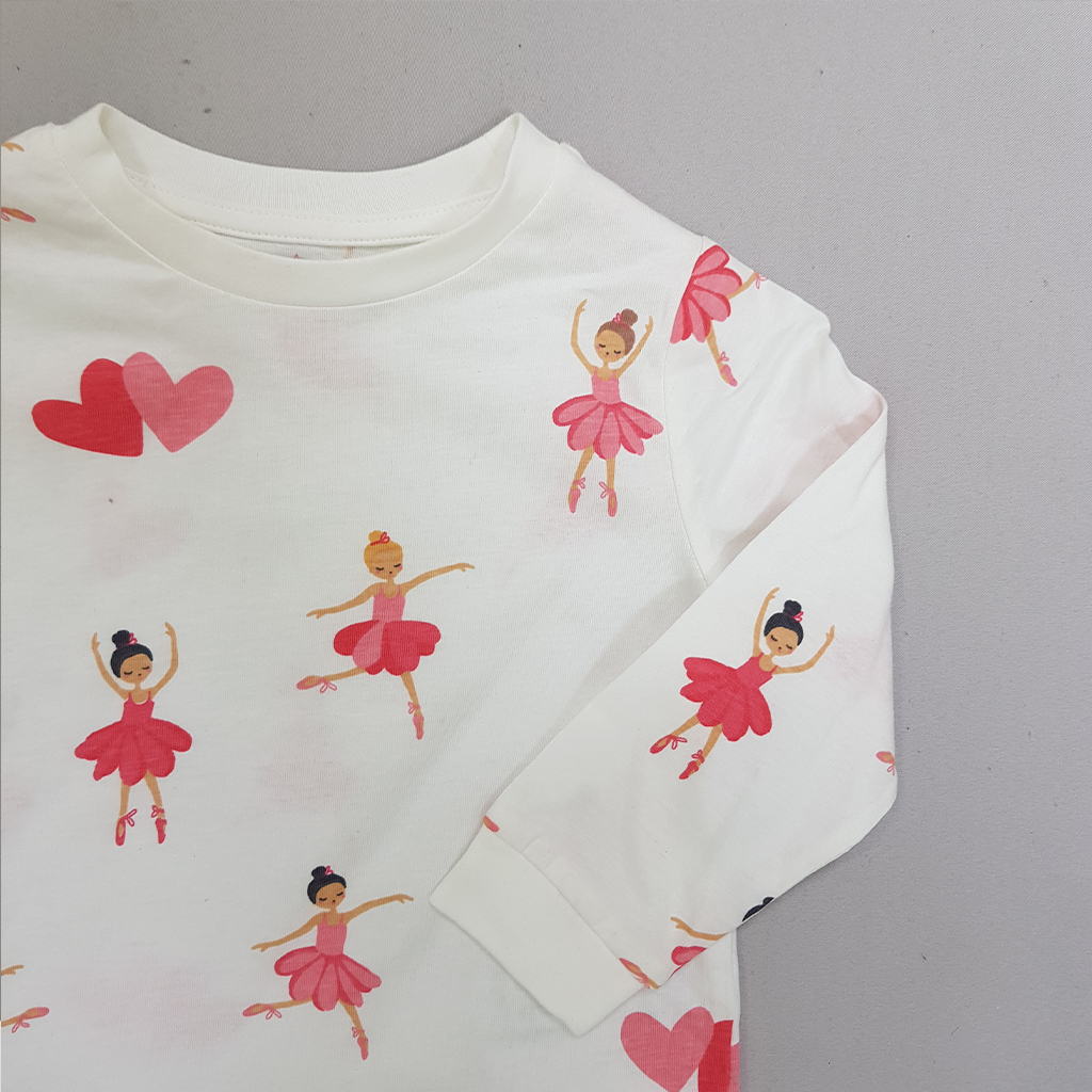 بلوز دخترانه 28744 سایز 1.5 تا 8 سال کد 1 مارک M&S   *