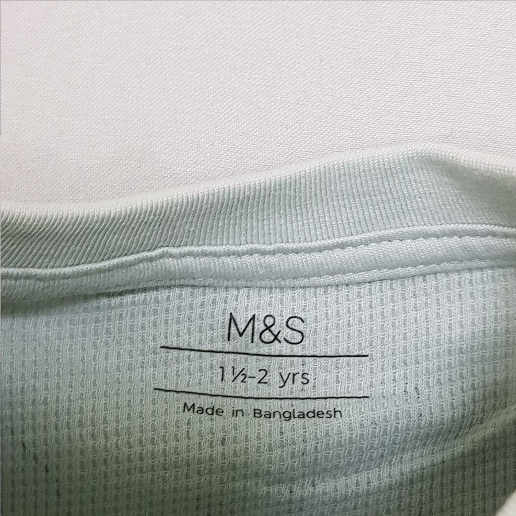 بلوز پسرانه 28663 سایز 1.5 تا 7 سال کد 1 مارک M&S