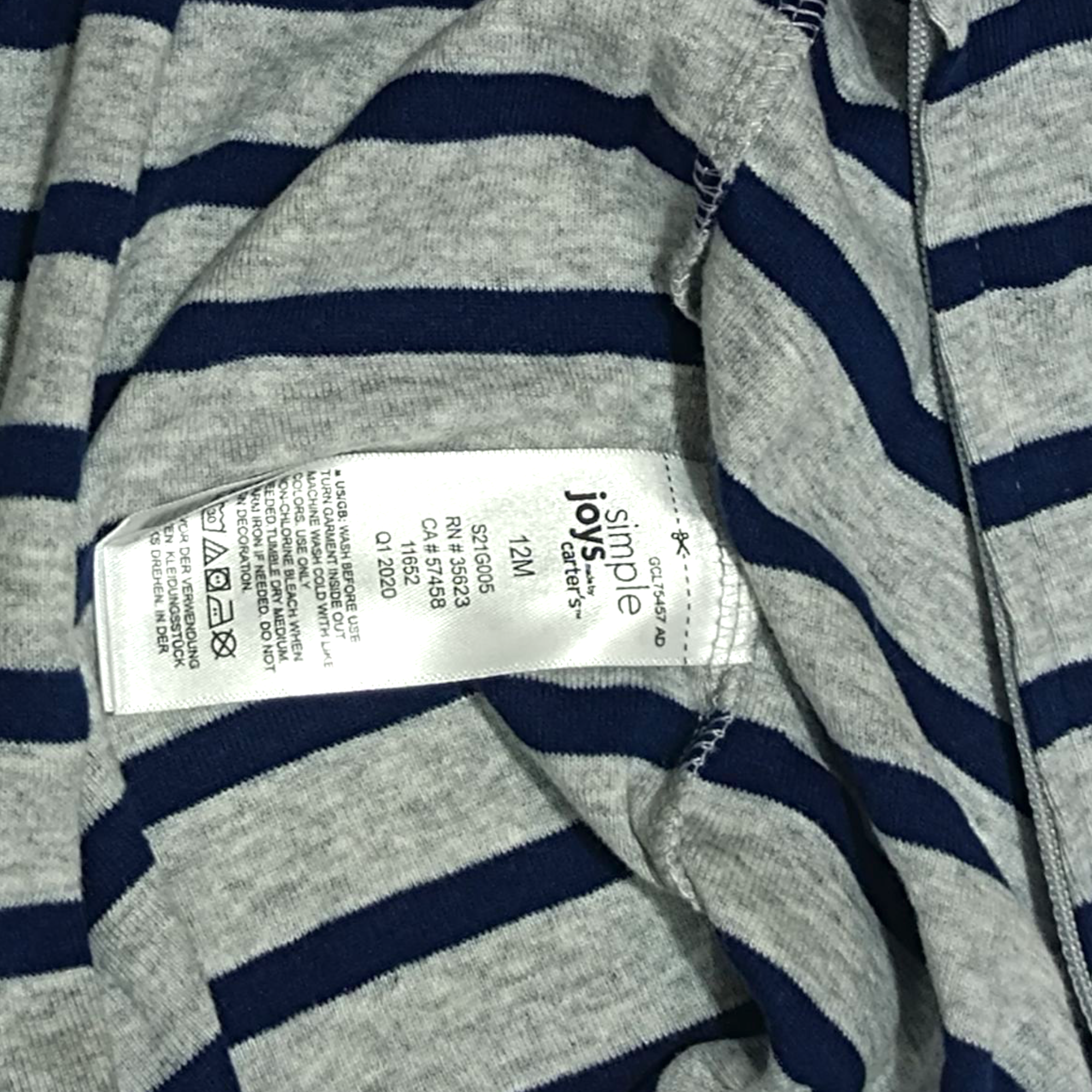 سرهمی نخی کودک برند کارترز از ۱ تا ۵ سال کد2205590