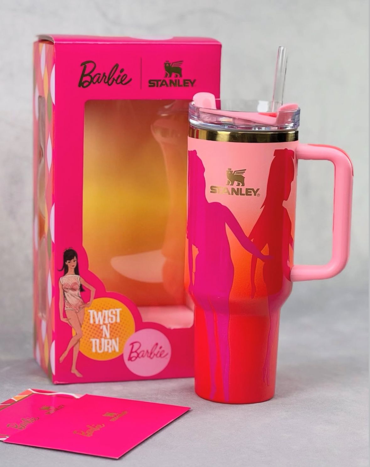 تامبلر استنلی طرح باربی (Stanley Barbie) کد 2247