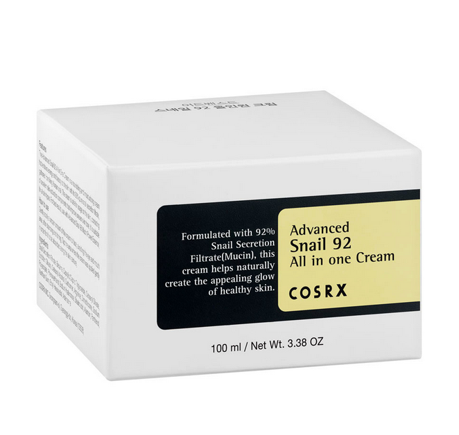 کرم مرطوب کننده و آبرسان حلزون کوزارکس   Cosrx Advanced Snail 92 All In One Cream (100 گرم) کد 2318