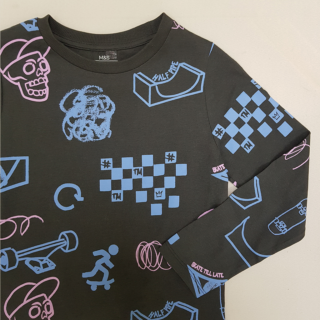 بلوز پسرانه 28765 سایز 6 تا 16 سال کد 2 مارک M&S