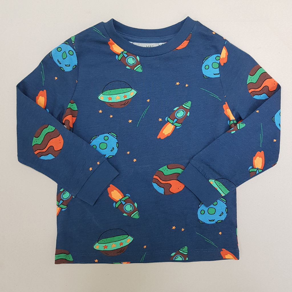 بلوز پسرانه 28764 سایز 1 تا 7 سال کد 2 مارک M&S