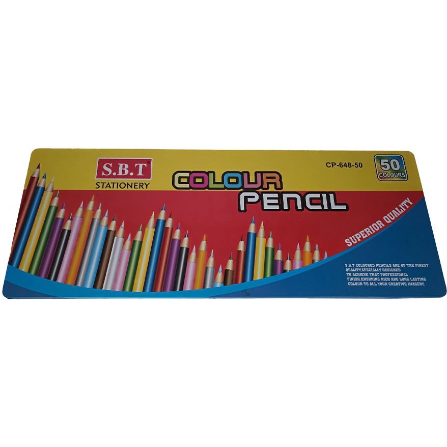 مداد رنگی 50 رنگ SBT (مدل CP 648) کد 2320