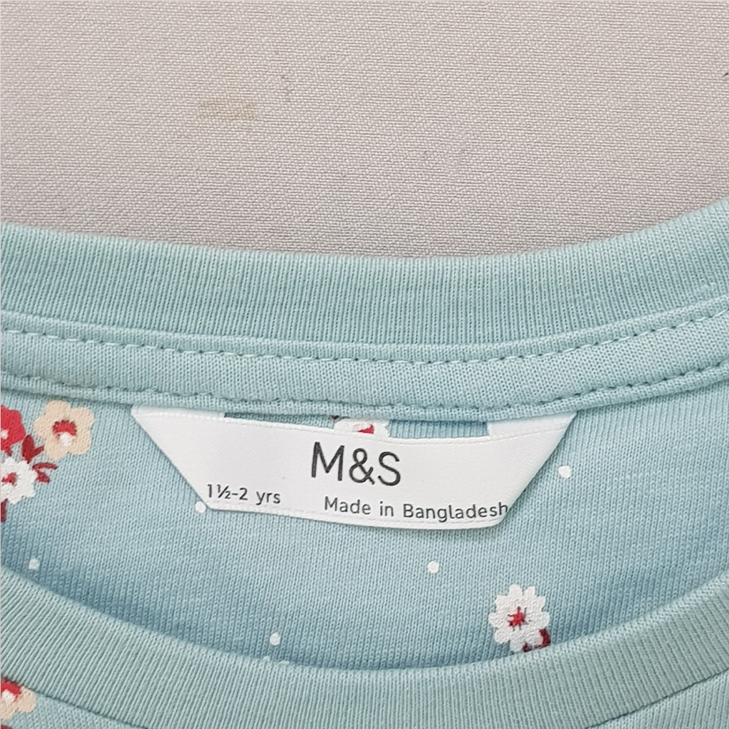 بلوز دخترانه 28752 سایز 1 تا 8 سال کد 3 مارک M&S   *
