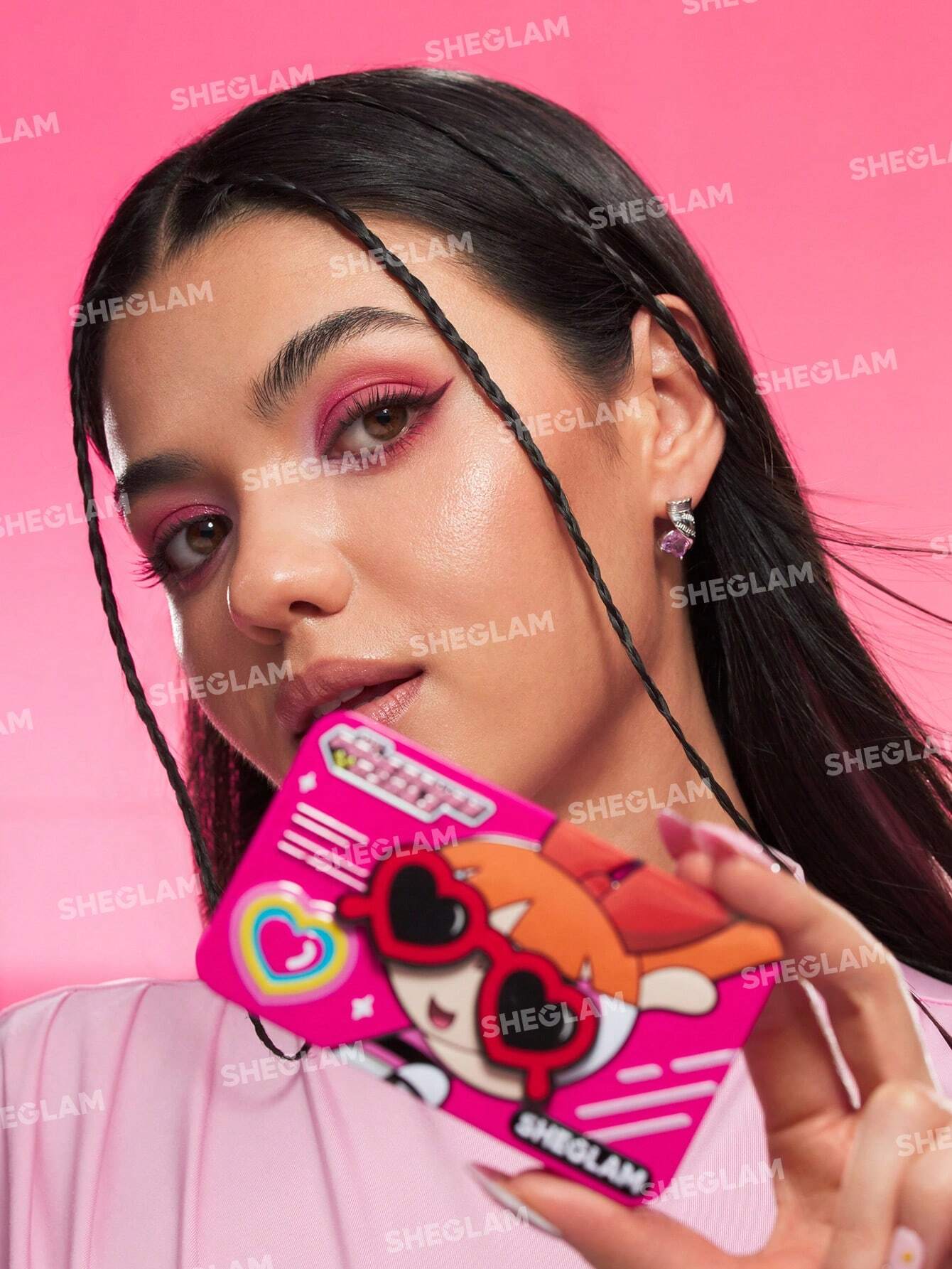 پالت سایه چشم مات شایمر لیدر شیگلم The Powerpuff Girls X SHEGLAM کد 2712
