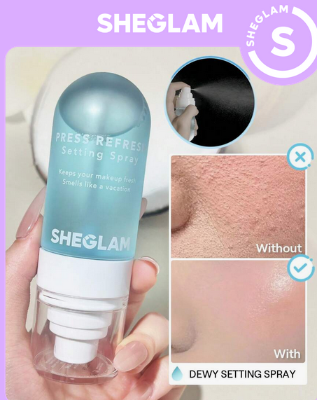اسپری فیکساتور شیگلم SHEGLAM Press Refresh Setting Spray Moisturizing کد 2727