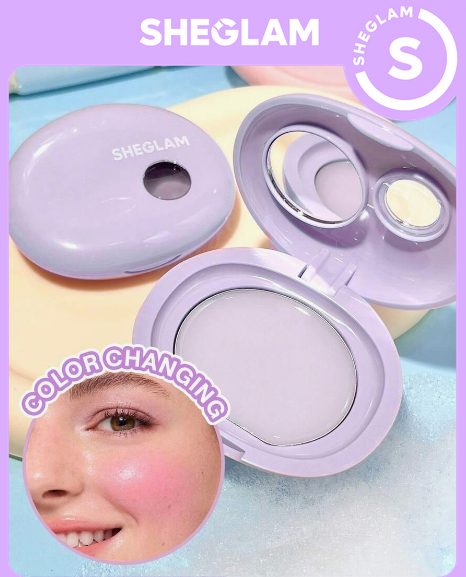 رژگونه حبابی شیگلم SHEGLAM Bubble Glow Blush Bar Rare  کد 2728