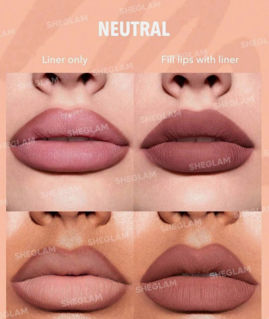 ست 3 عددی مداد لب شیگلم SHEGLAM So Lippy Lip Liner Set کد 2592