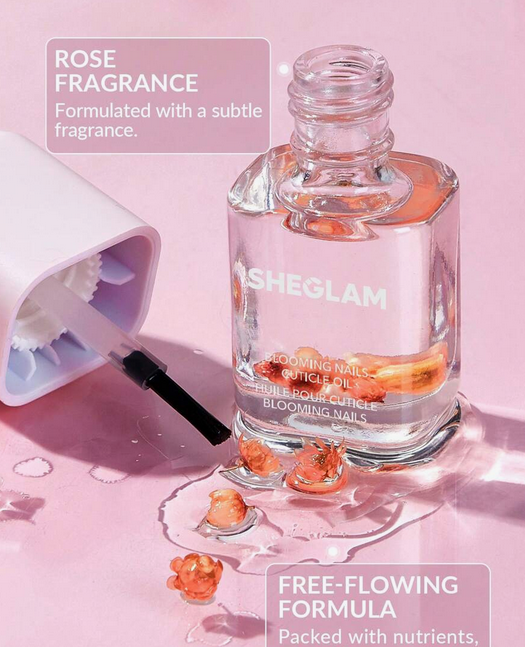 روغن کوتیکول ناخن BLOOMING NAILS CUTICLE OIL PINK شیگلم SHEGLAM کد 2594
