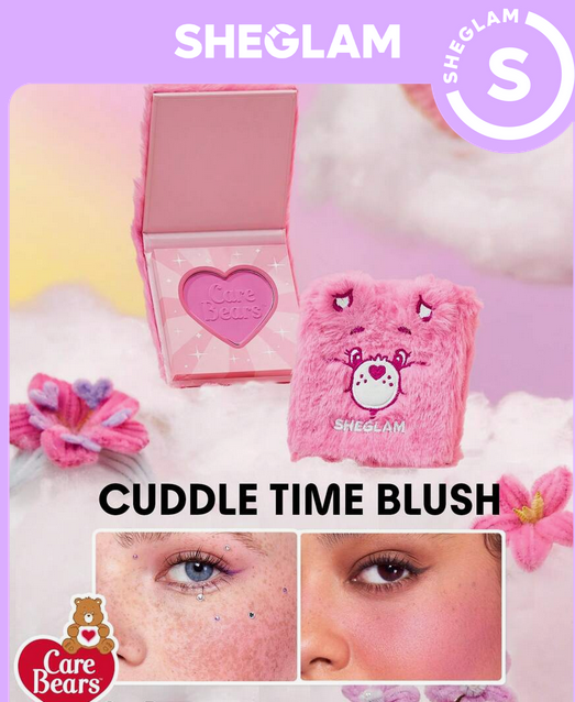 رژگونه پودری شیگلم Care Bears X SHEGLAM Cuddle Time Blush-Fab-U-Lous کد 2595