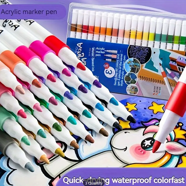 ماژیک اکریلیک 24 رنگ کد 2614