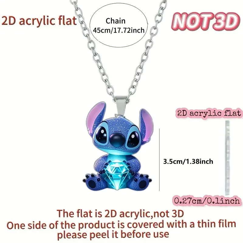 گردنبند طرح استیچ (Stitch) کد 2516