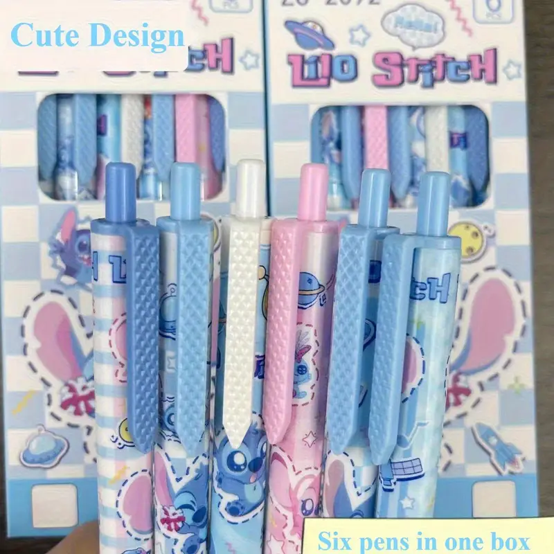 بسته 6 تایی خودکار طرح استیچ (Stitch) کد 2540