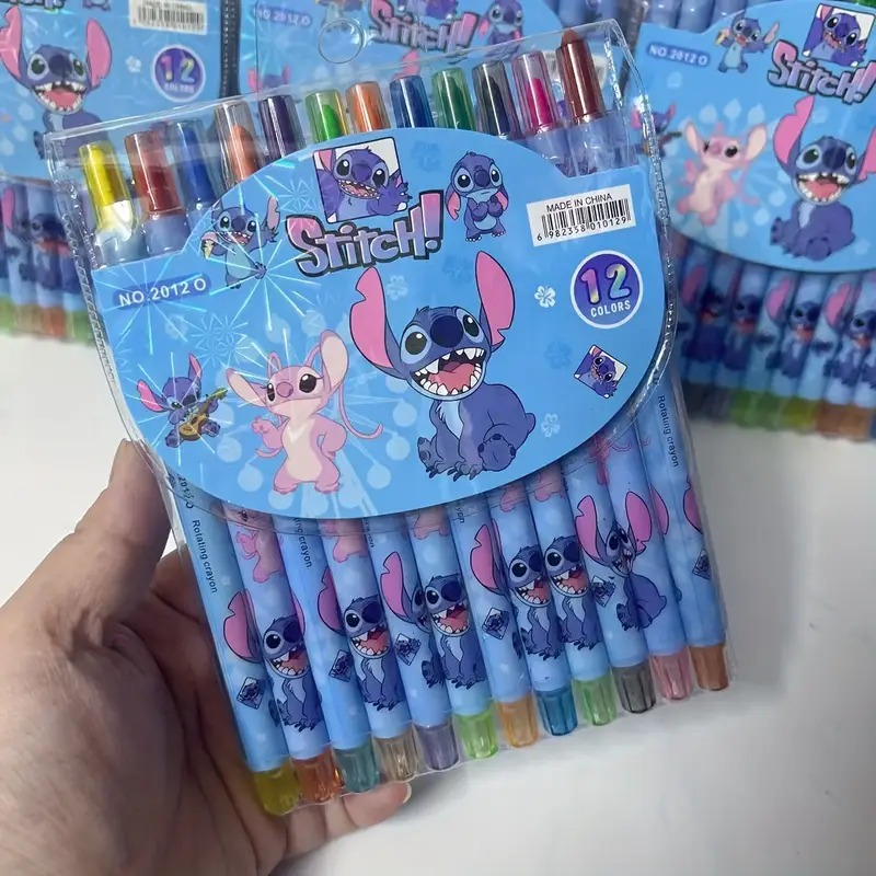 بسته 12عددی ماژیک رنگی طرح استیچ (Stitch) کد 2558
