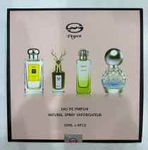 ۴ عدد عطر ۳۰ میلی با رایحه برند و ماندگاری طولانی برند VEYES کد 3023
