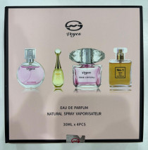 ۴ عدد عطر ۳۰ میلی با رایحه برند و ماندگاری طولانی برند VEYES کد 3025