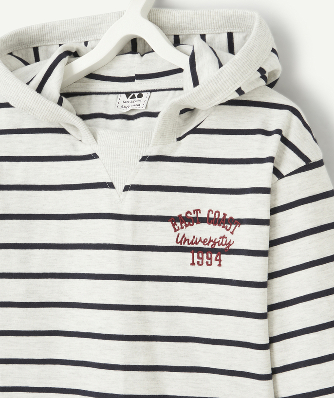 بلوز کلاه دار پسرانه29087 سایز 2 تا 14 سال مارک Tapea Loeil