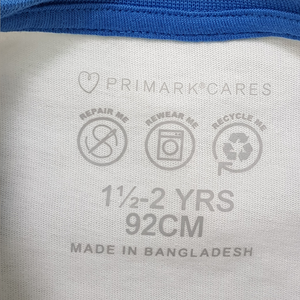 بلوز پسرانه 29117 سایز 1.5 تا 15 سال کد 5 مارک Primark   *