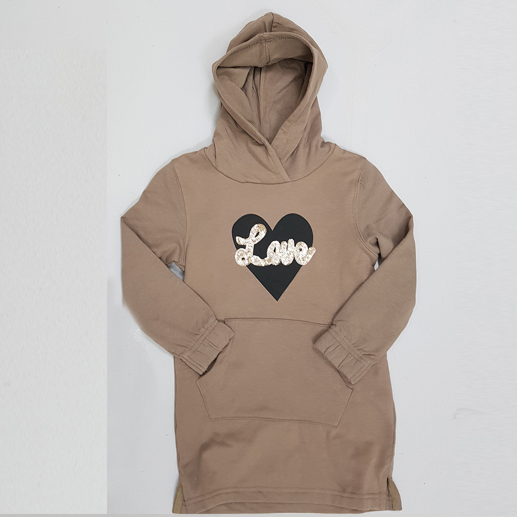 هودی دخترانه 29067 سایز 1.5 تا 8 سال مارک Uniq Mini