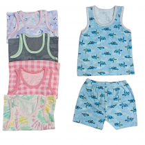 ست رکابی و شورت نوزادی وارداتی کد 2205630