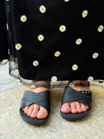 صندل زنانه نگین دار کد 1037