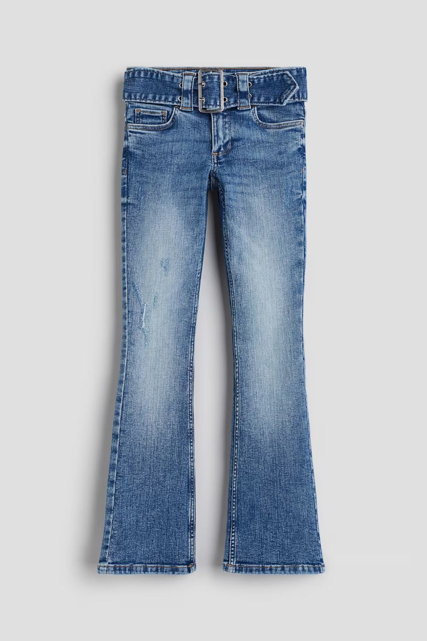شلوار جینز بوت کات دخترانه 29239 سایز 8 تا 15 سال مارک H&M