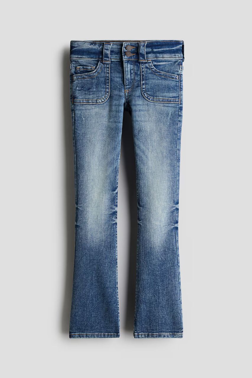 شلوار جینز بوت کات دخترانه 29239 سایز 8 تا 15 سال مارک H&M