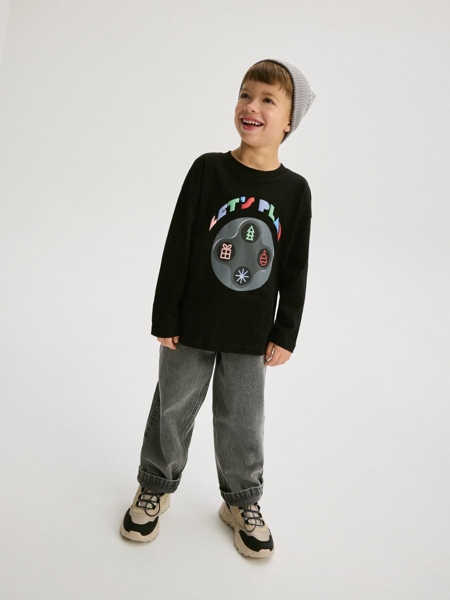 بلوز پسرانه 29227 سایز 18 ماه تا 6 سال کد 39 مارک Reserved