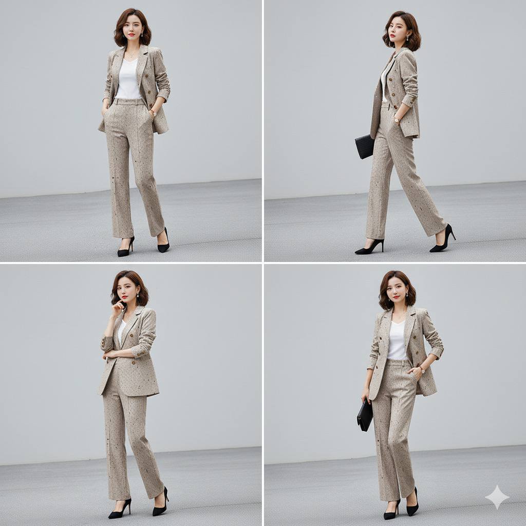 ست کت و شلوار زنانه کد 418513