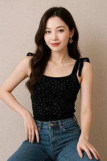 تاپ بافت نگینی زنانه کد 418533