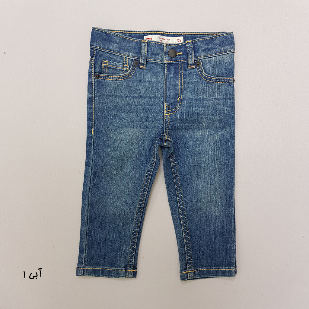 شلوار جینز پسرانه 29058 سایز 12 ماه تا 13 سال کد 1 مارک Levis   *