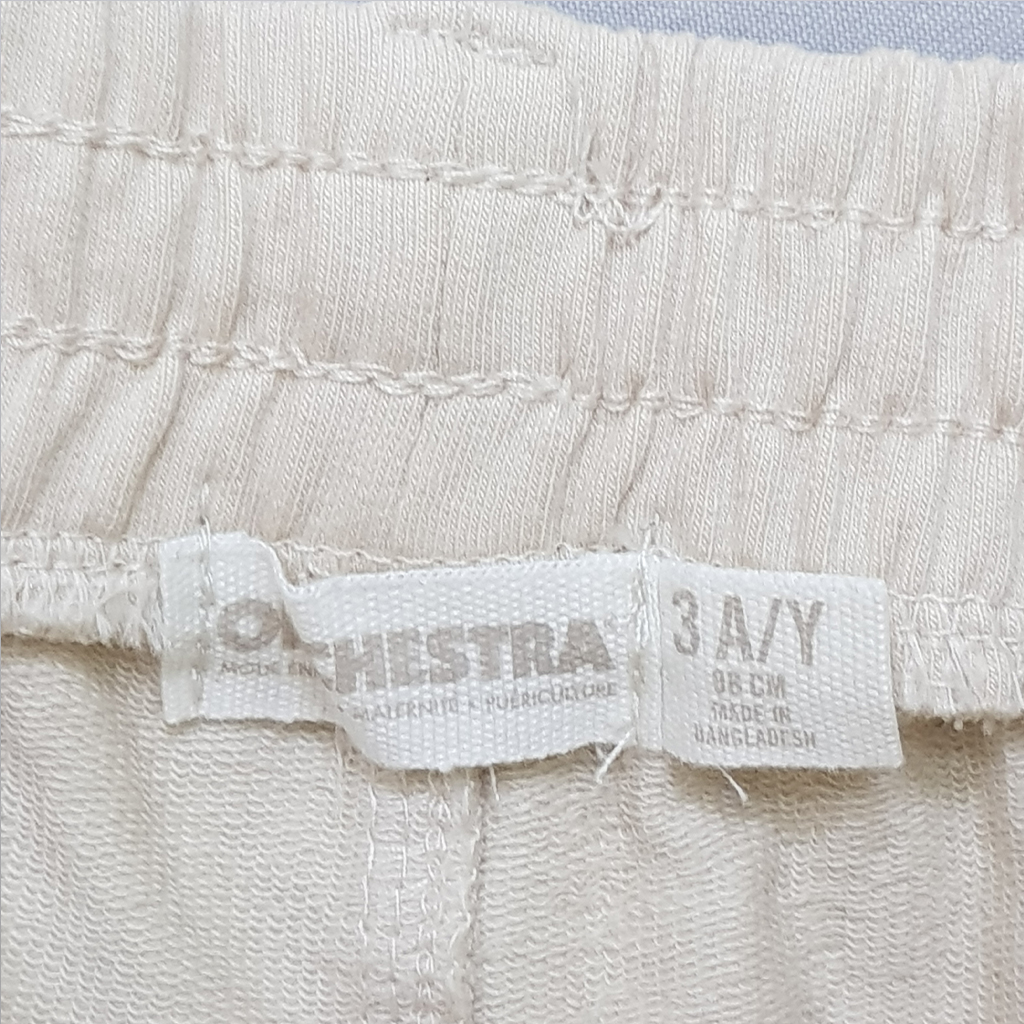 شلوار دخترانه 29288 سایز 3 تا 12 سال مارک Orchestra   *